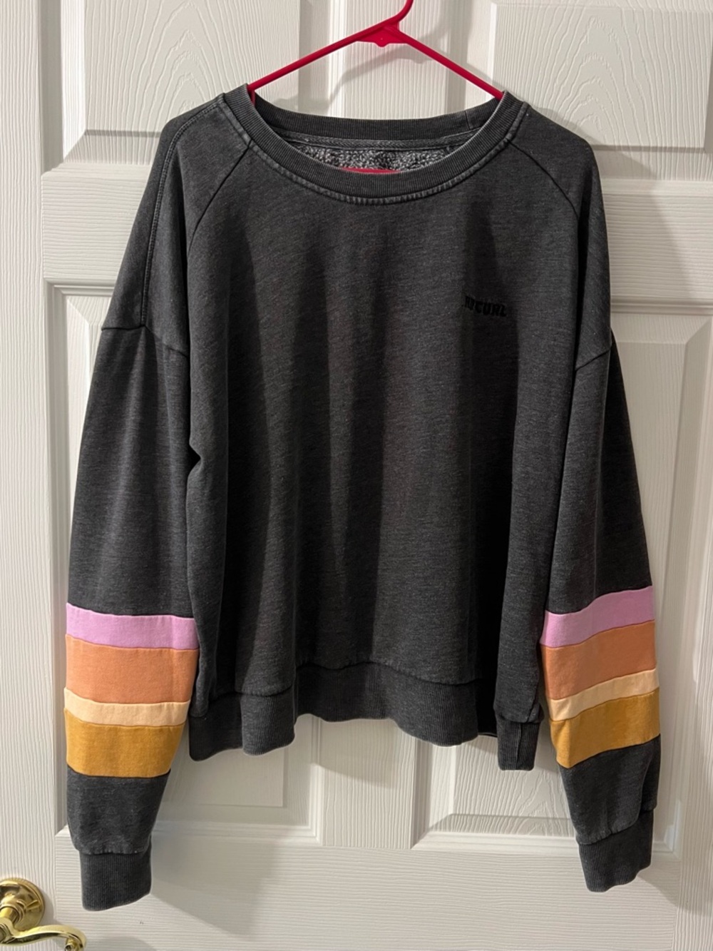 Ripcurl Vintage Wash Striped Pullover Sweater
